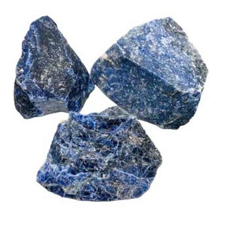 3 lb Sodolite untumbled stones