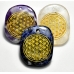 (set of 4 Flower of Life worry stone w/ hole