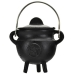 Pentagram Cast Iron Cauldron w/ Lid 2 3/4