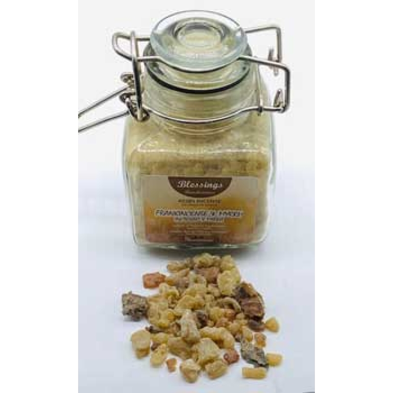 3.0oz Blessings (frankincense & myrrh) resin jar