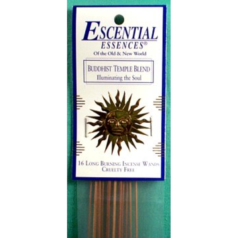 Buddhist Temple escential essences incense sticks 16 pack