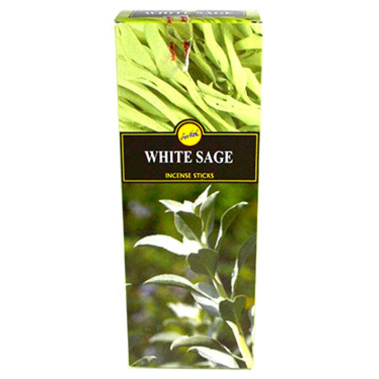 (box of 6) White Sage sree vani stick