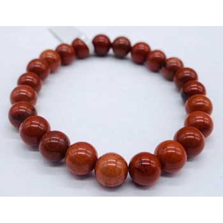 8mm Jasper, Red bracelet