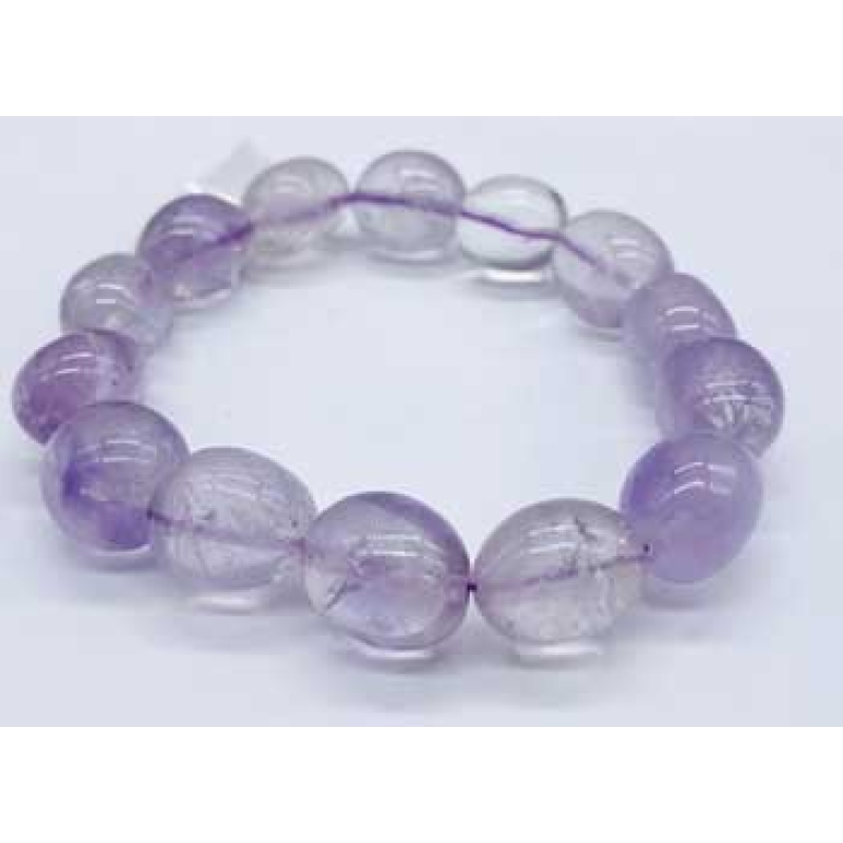 Amethyst gemstone bracelet