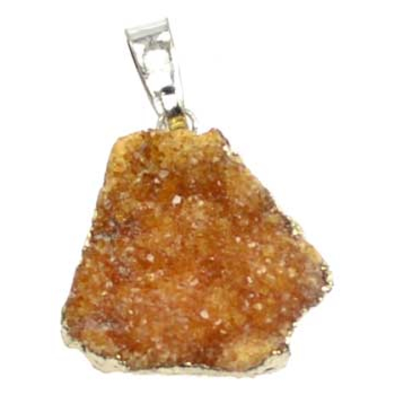 Citrine druse