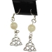 Moonstone Triquetra earrings