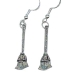 Witches Broom earrings