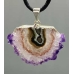 Stalactite silver plated pendant