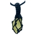 Lemon Quartz rough tread cage pendant