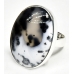 size 8 Dendritic Opal ring