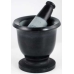 Black Soapstone Mortar & Pestle