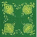 Green Man  altar cloth or scarf 36