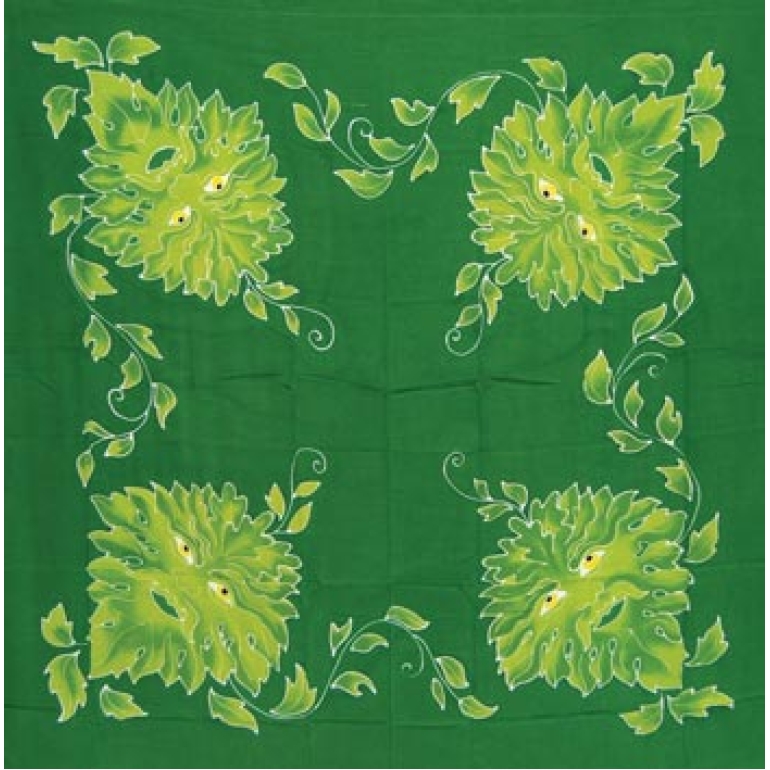 Green Man  altar cloth or scarve 36