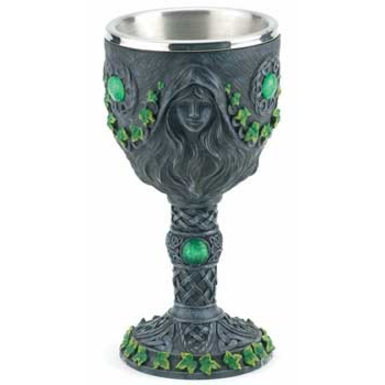 Maiden, Mother & Crone chalice 7 1/2