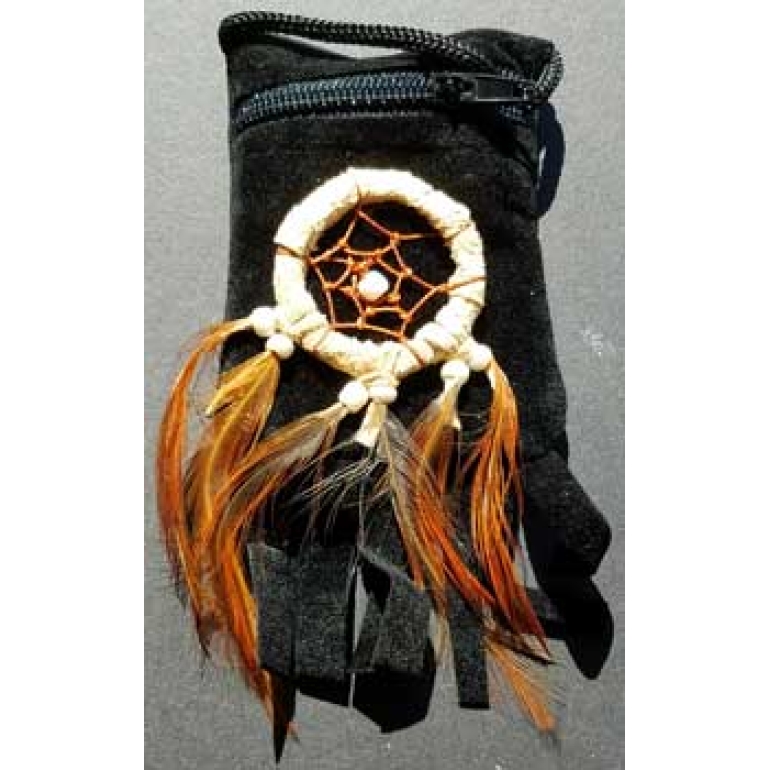 Black bag dream catcher