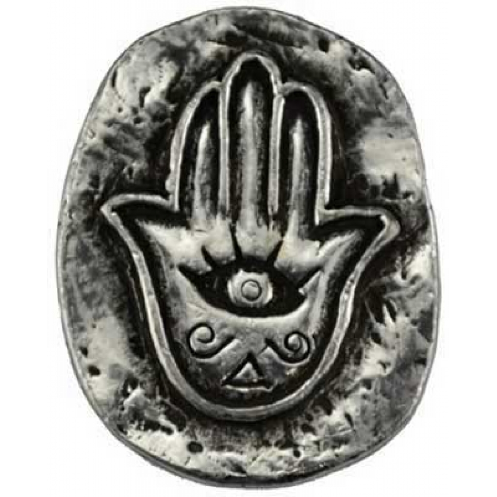 Hamsa Pocket Stone - Powerful Amulet Against the Evil Eye