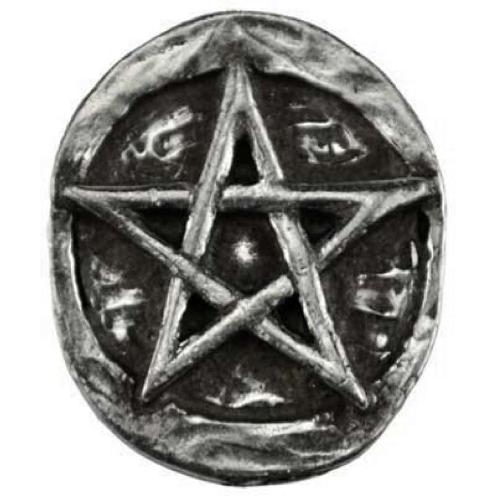 Pentagram Pocket Stone for Ritual Focus