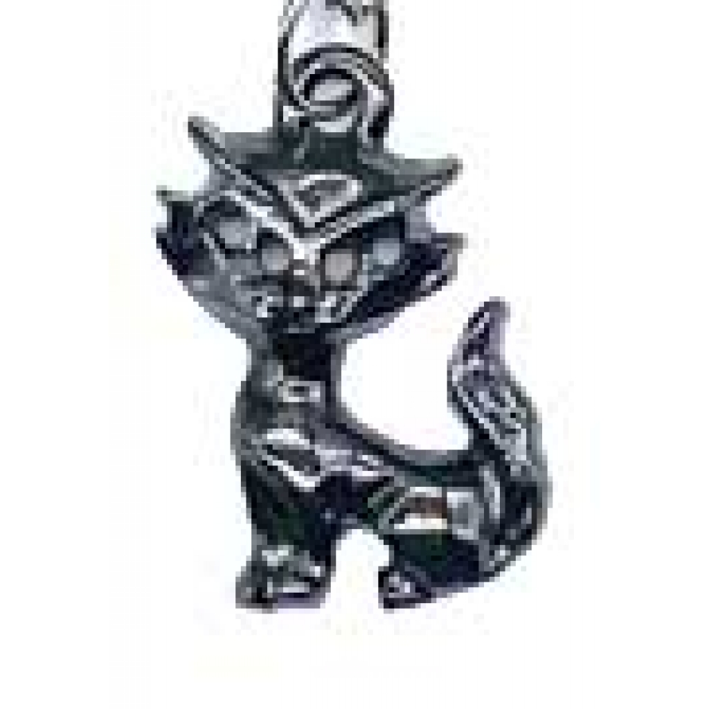 Black Cat Talisman Necklace for Spiritual Protection