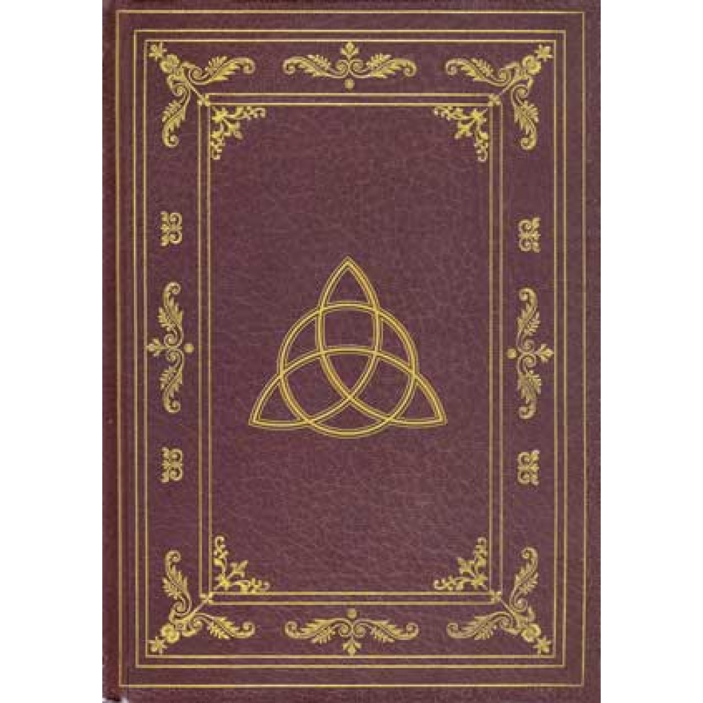 Wiccan Journal - Floral Triquetra Design