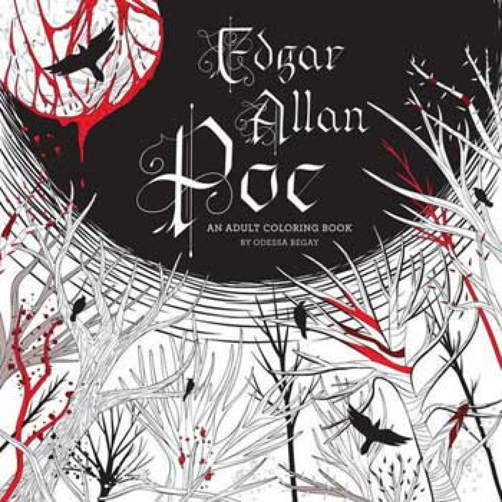 Edgar Allan Poe Coloring Book - Explore the Macabre