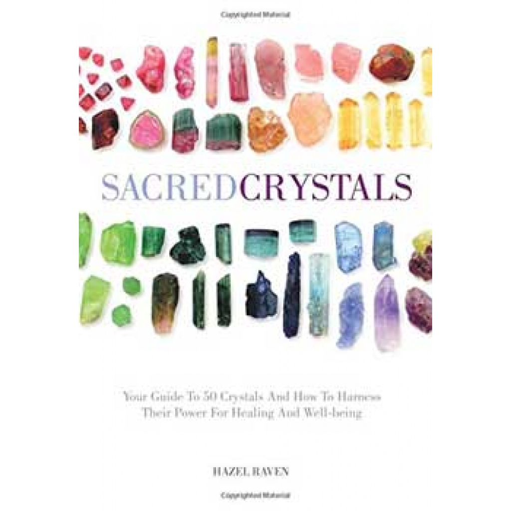 Sacred Crystals (hc) by Hazel Raven