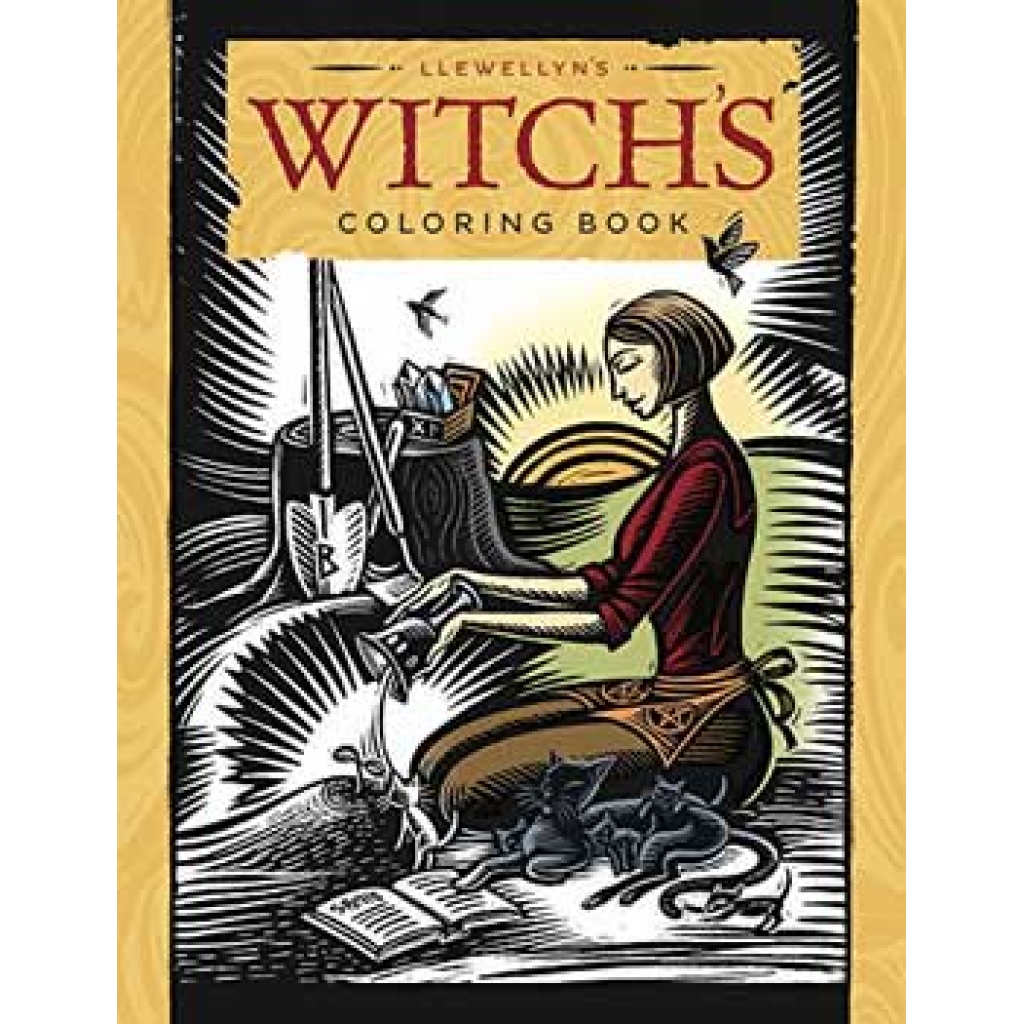 Witch's Coloring Book by Llewellyn - Enchant Your Imagination