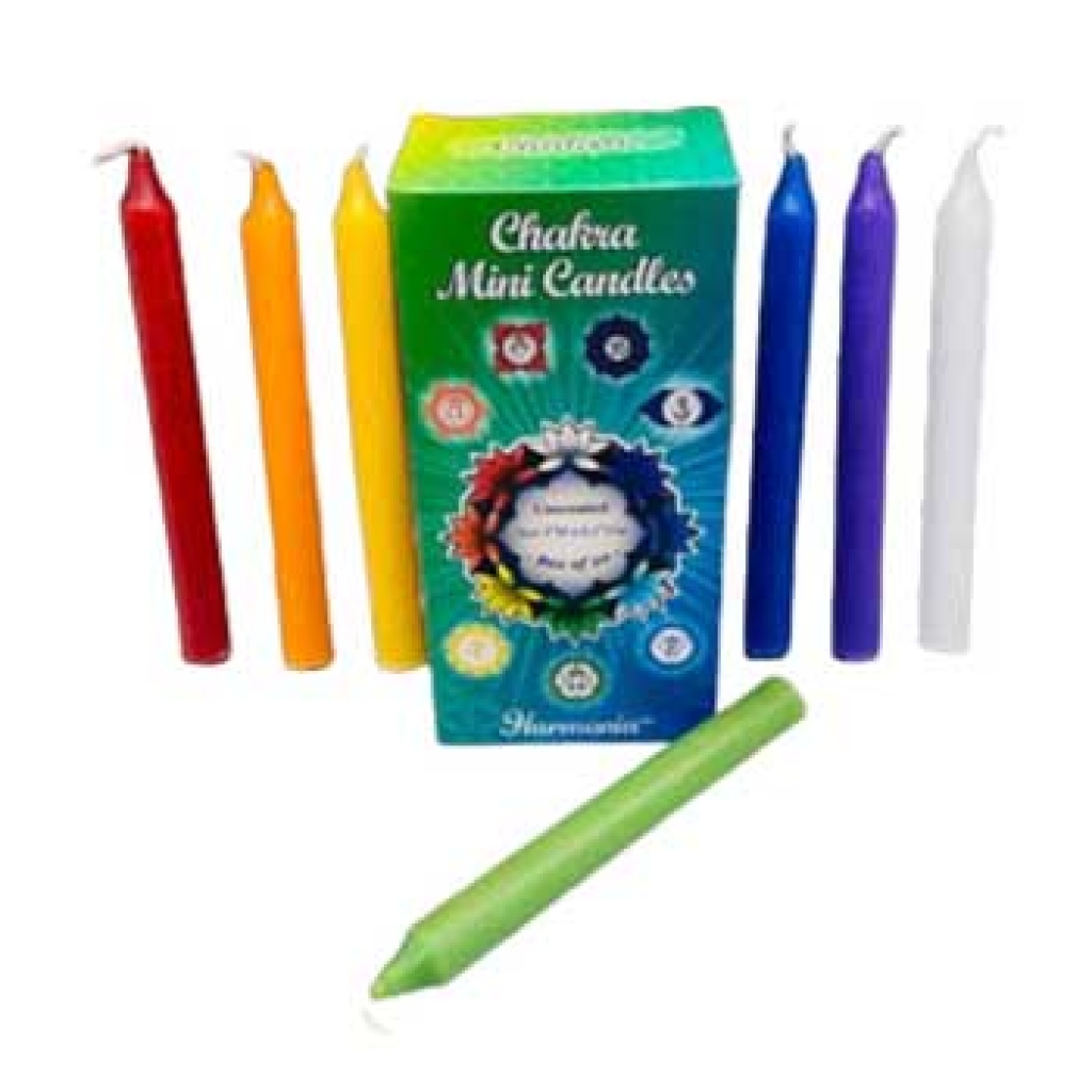 Chakra Chime Candle 20 Pack - Rainbow of Intentions