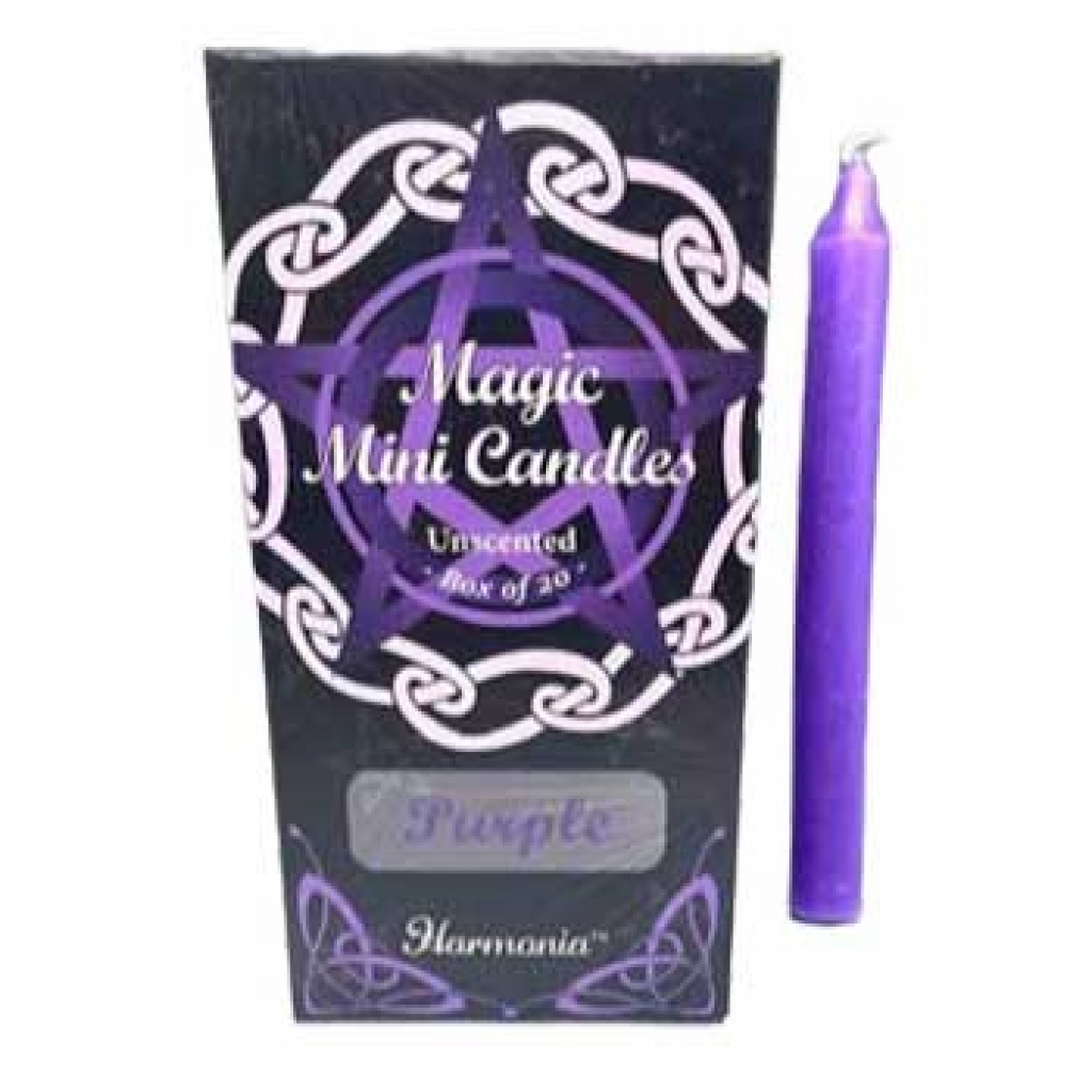 Purple Chime Candles - 20 Pack (5