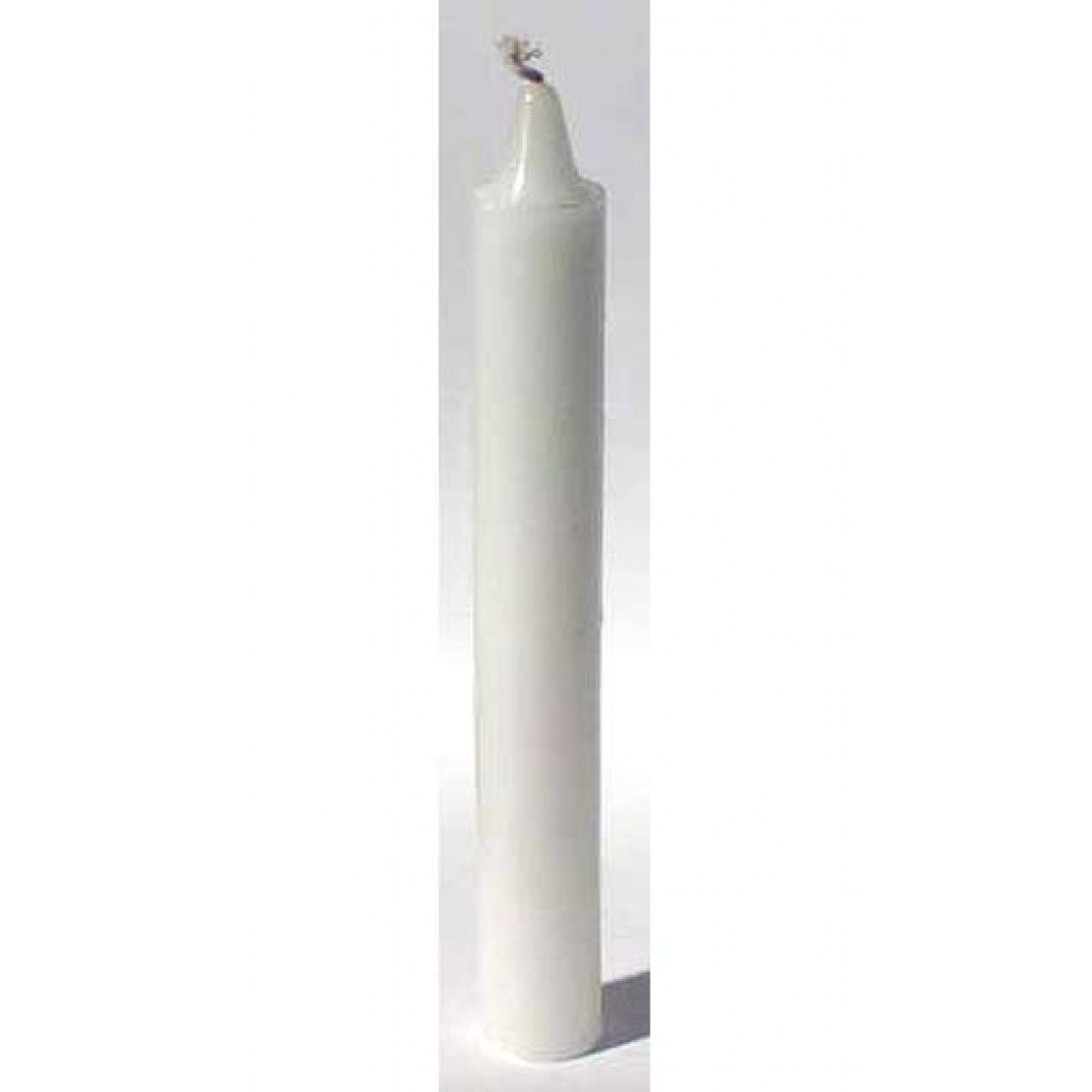 White Household Candle - 6