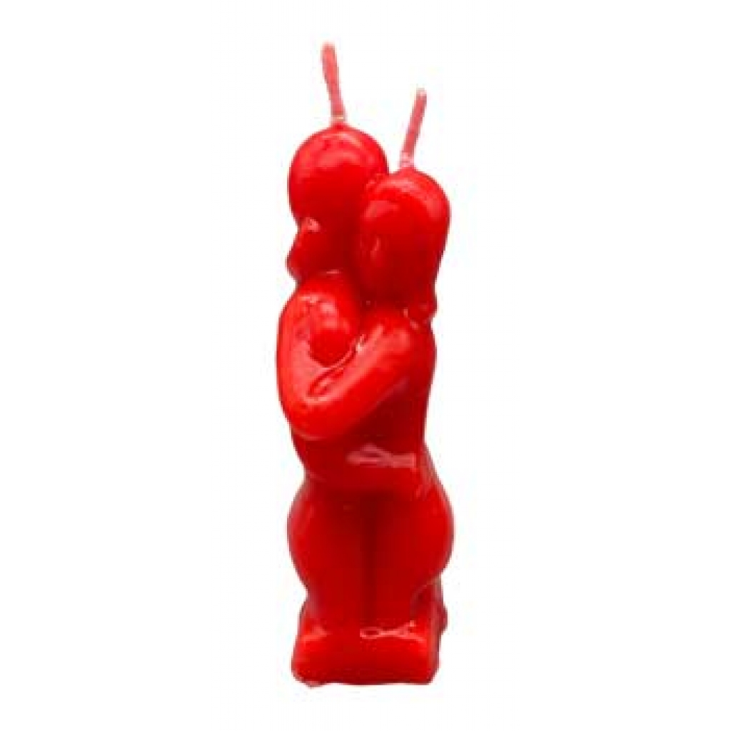 5-Inch Red Lovers Candle