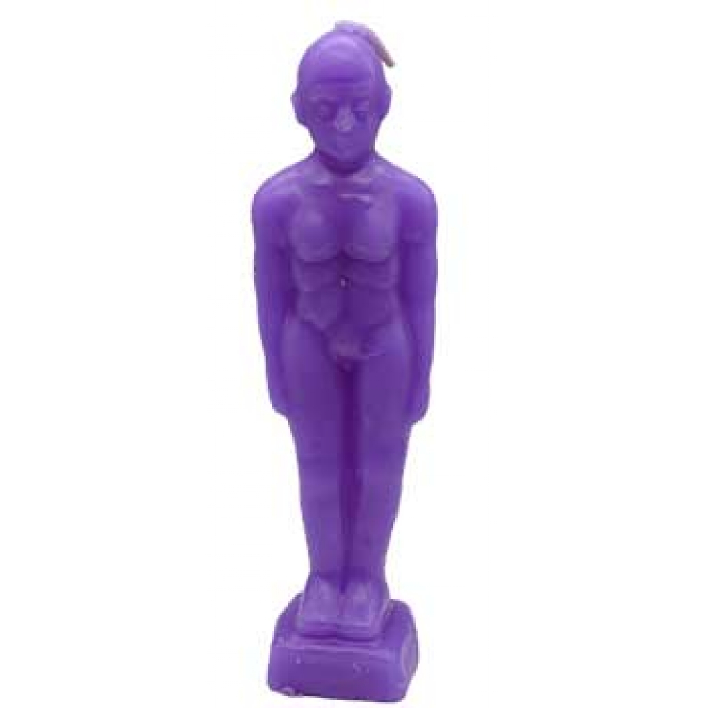 Purple Man Candle - 6.75 inches