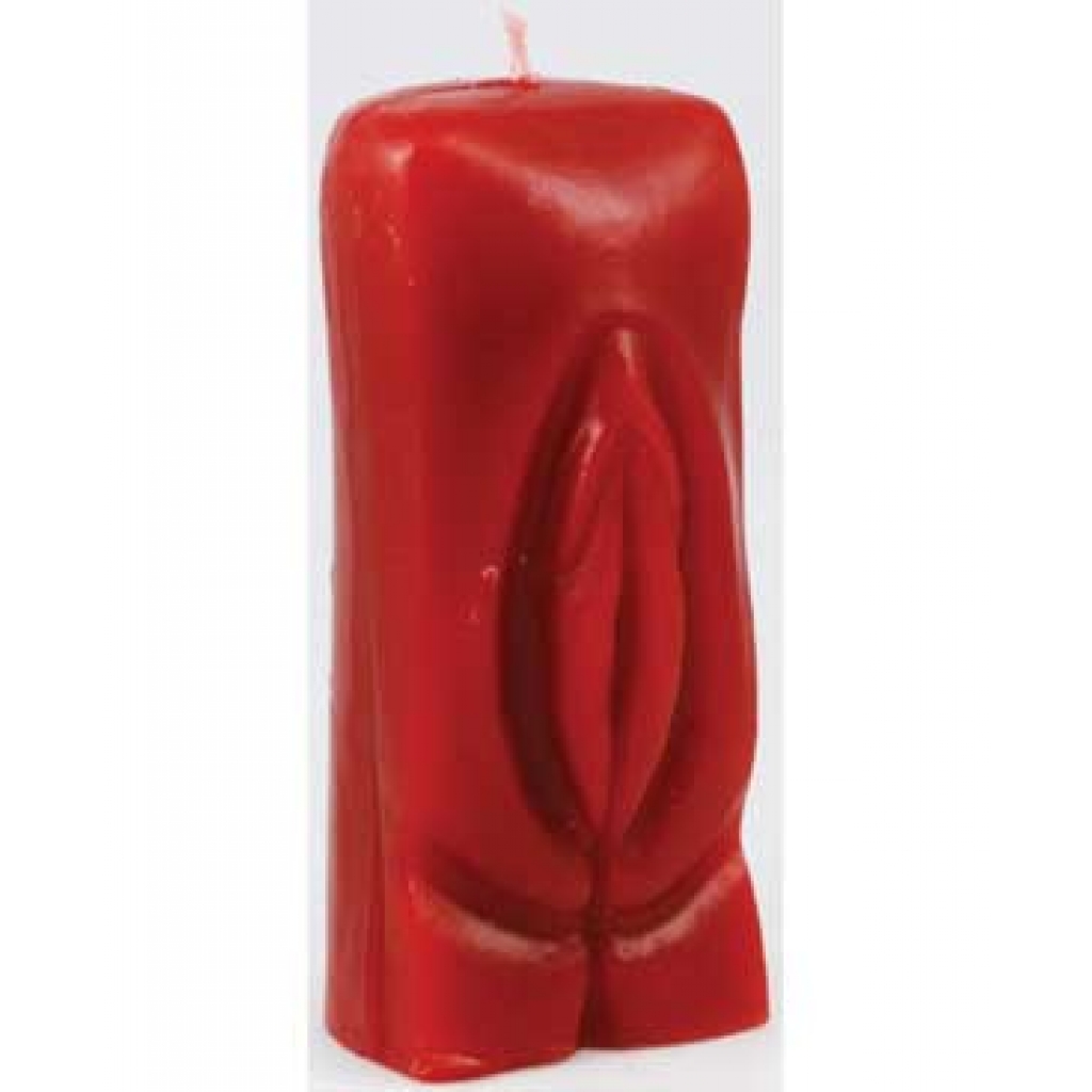 Red Female Genital Candle