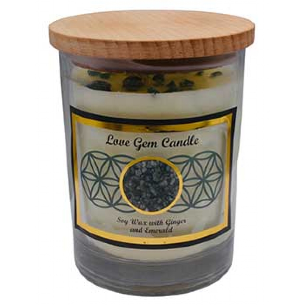 Love Gem Stone Soy Candle