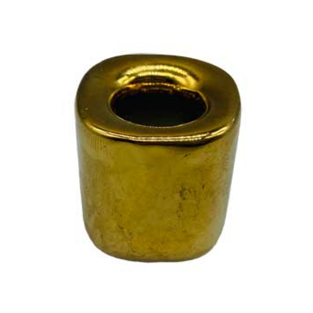 Gold Ceramic Candle Holder