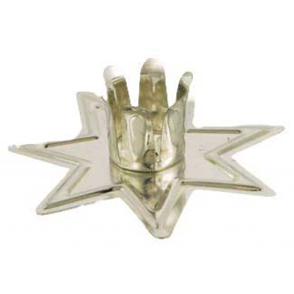 Silver Fairy Star Chime Candle Holder