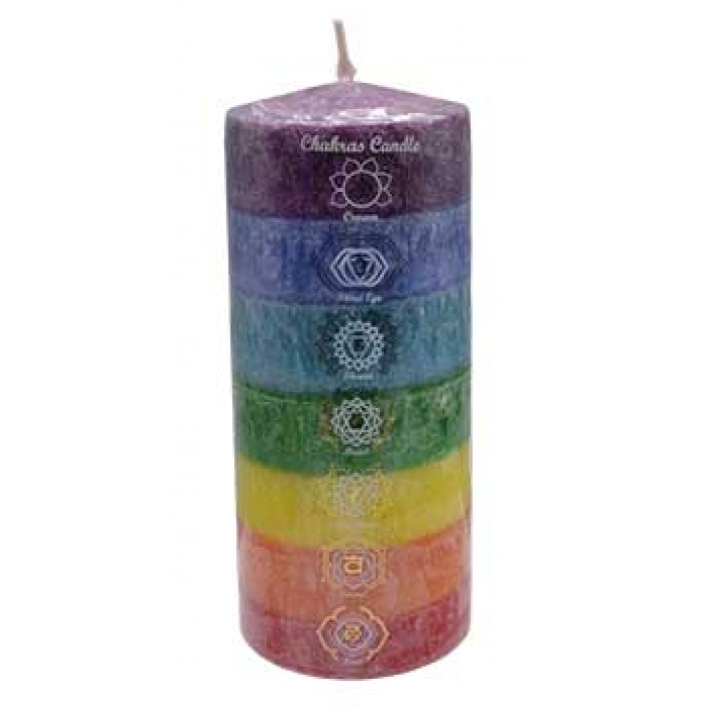 7 Chakra Pillar Candle - 3