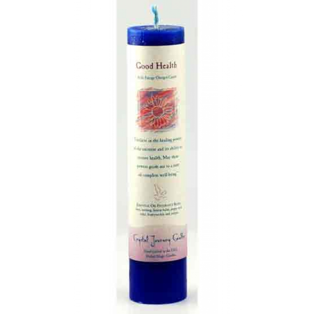 Good Health Reiki Charged Pillar Candle