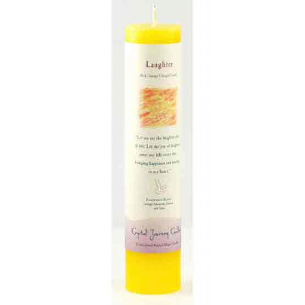 Laughter Reiki Charged Pillar Candle