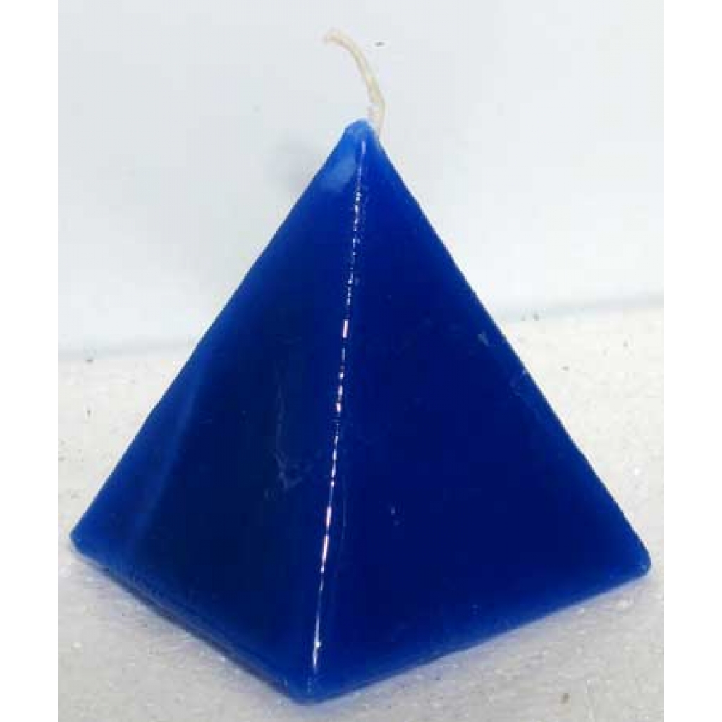 Blue Pyramid Candle: A Beacon of Luck