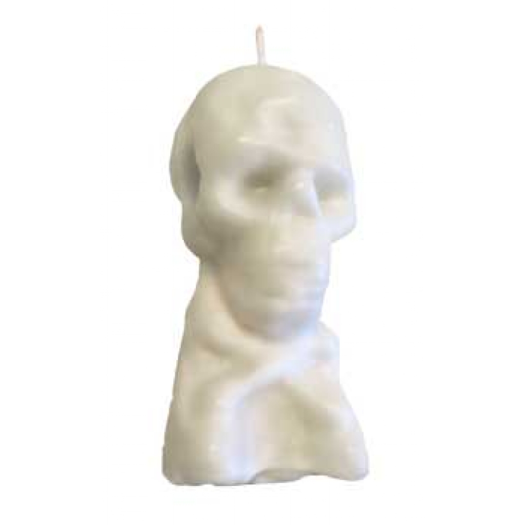 White Skull Candle - 5