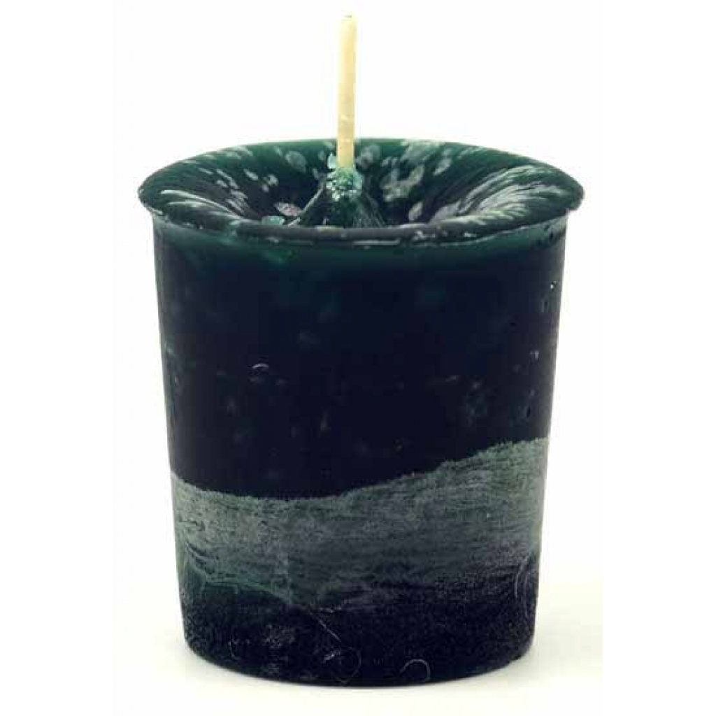 Green Forest Votive Candle for Serene Atmosphere