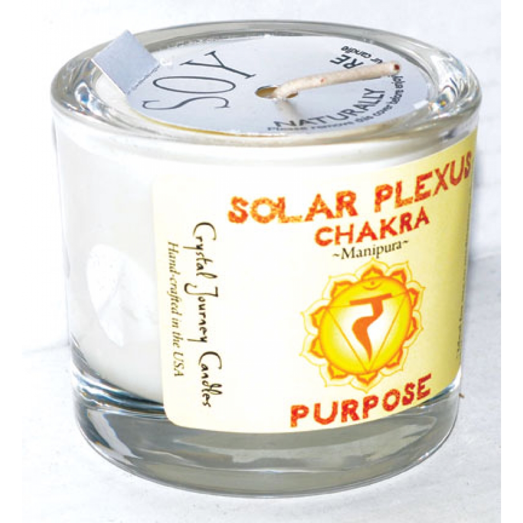 Solar Chakra Soy Votive Candle - Balance and Rejuvenate