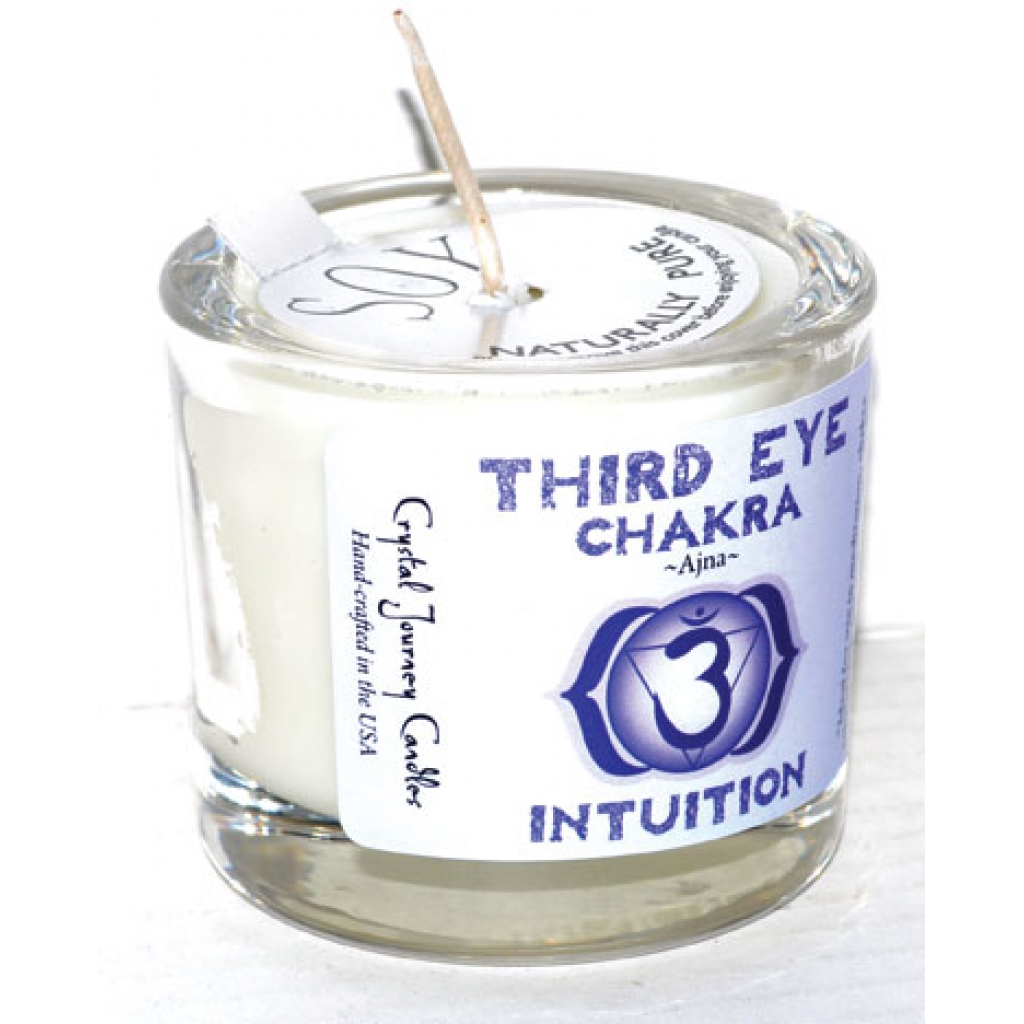 Third Eye Chakra Soy Votive Candle - Enhance Your Meditation