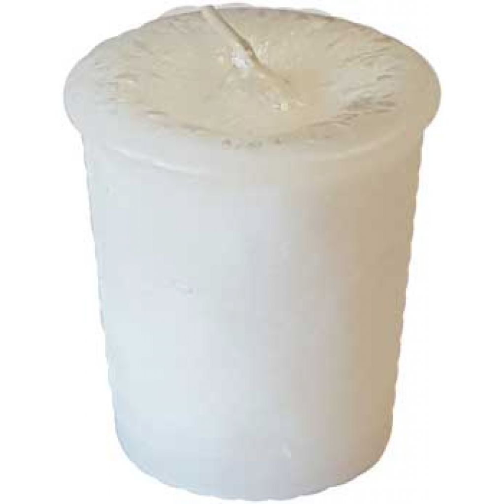 Cleansing Herbal Votive Candle - White