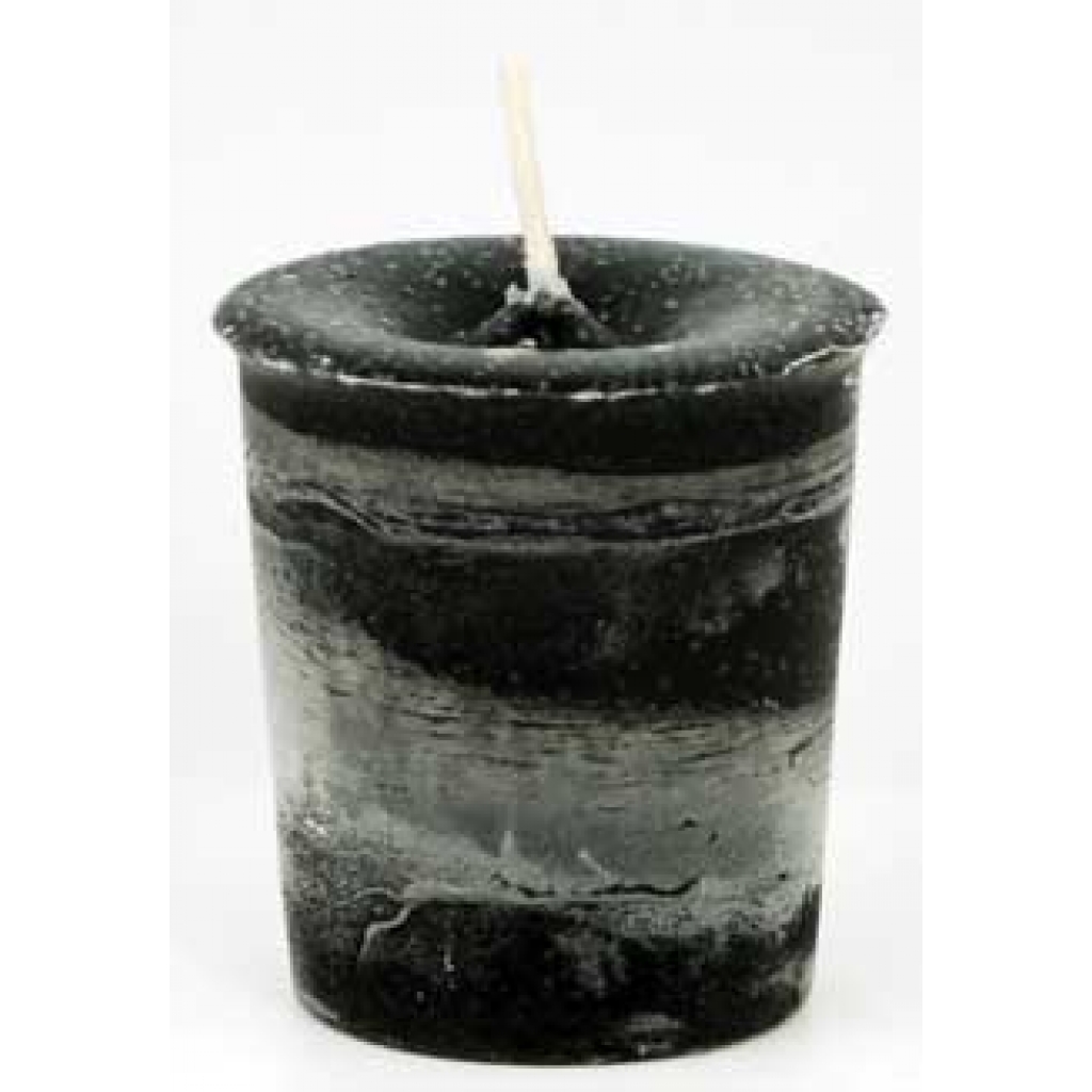 Protection Herbal Votive Candle - Black