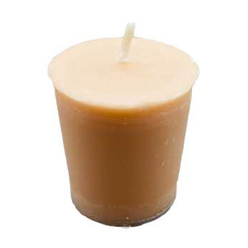 Sandalwood Palm Oil Votive Candle – Purification and Serenity