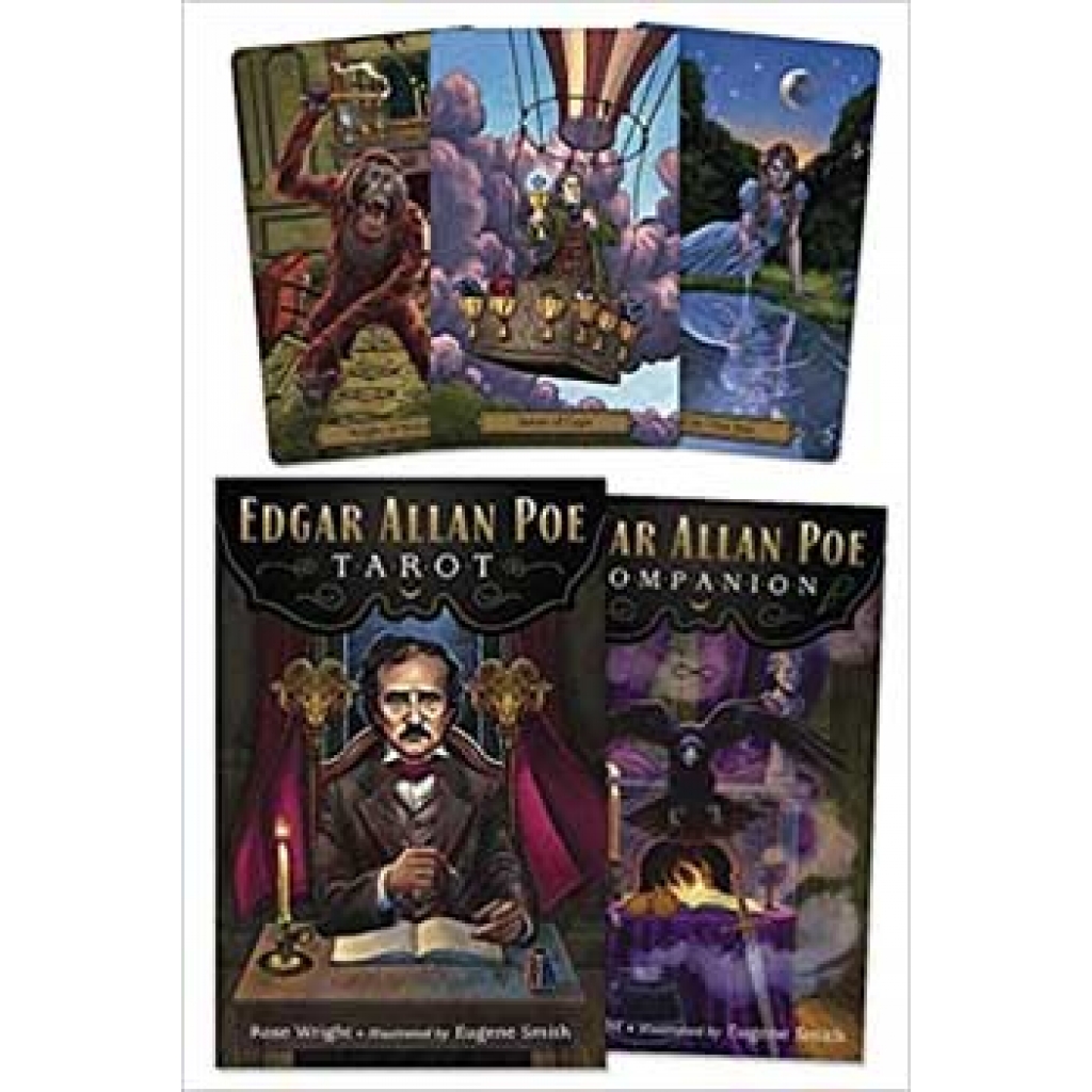 Edgar Allan Poe Tarot Deck & Book by Wright & Smith