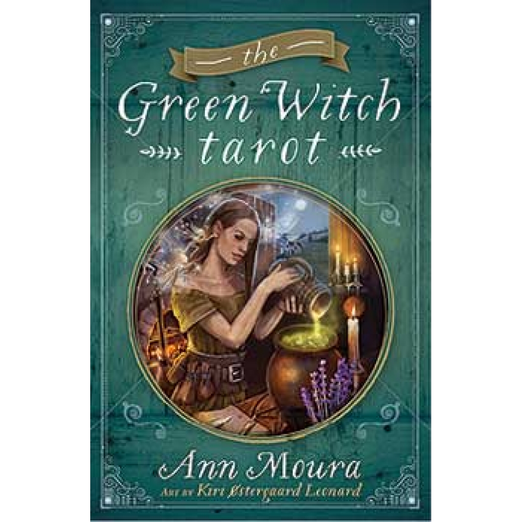 Green Witch Tarot Deck & Book by Ann Moura