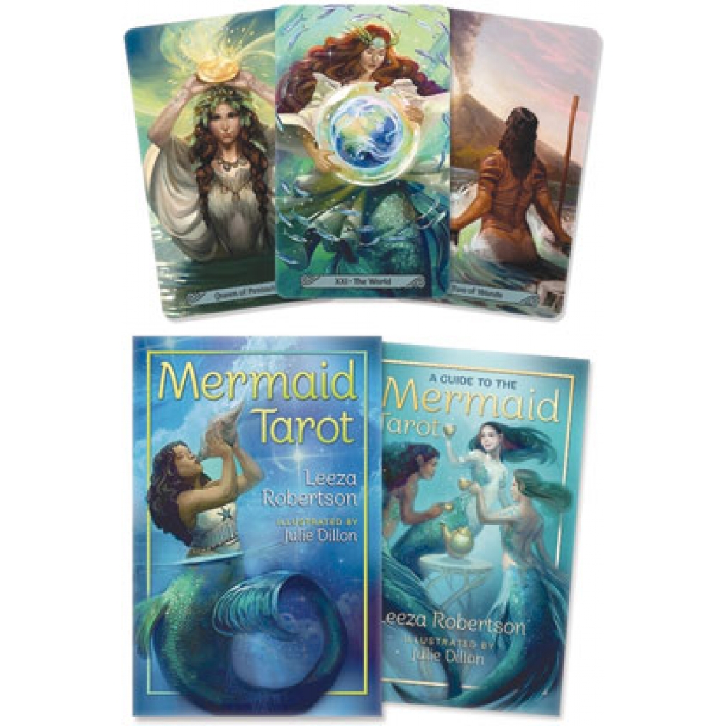 Mermaid Tarot Deck & Guidebook by Leeza Robertson