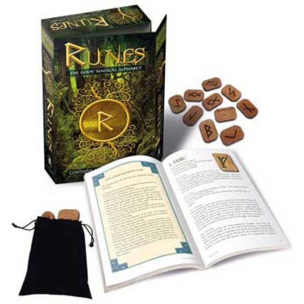 Runes: Gods Magical Alphabet (Deck & Book) by Bianca Luna